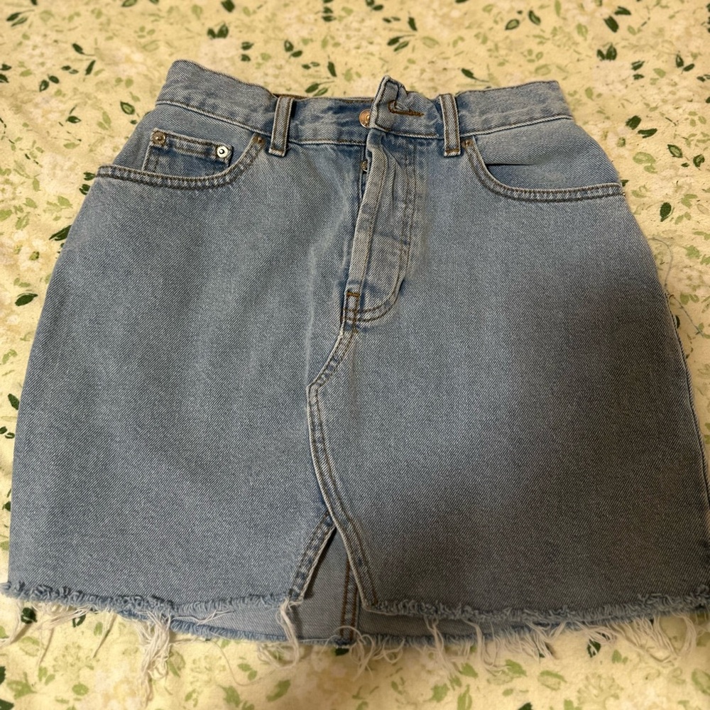 ASOS denim skirt